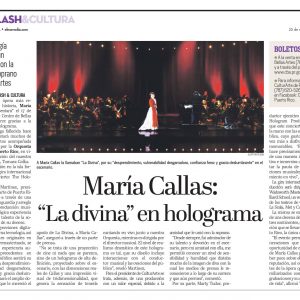 CALLAS EN CONCIERTO – SEPTIEMBRE 23