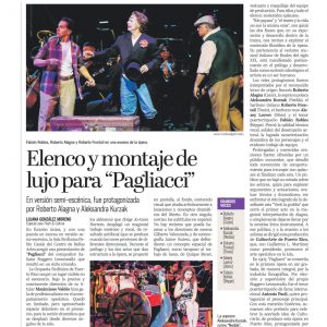 PAGLIACCI – ENERO 28