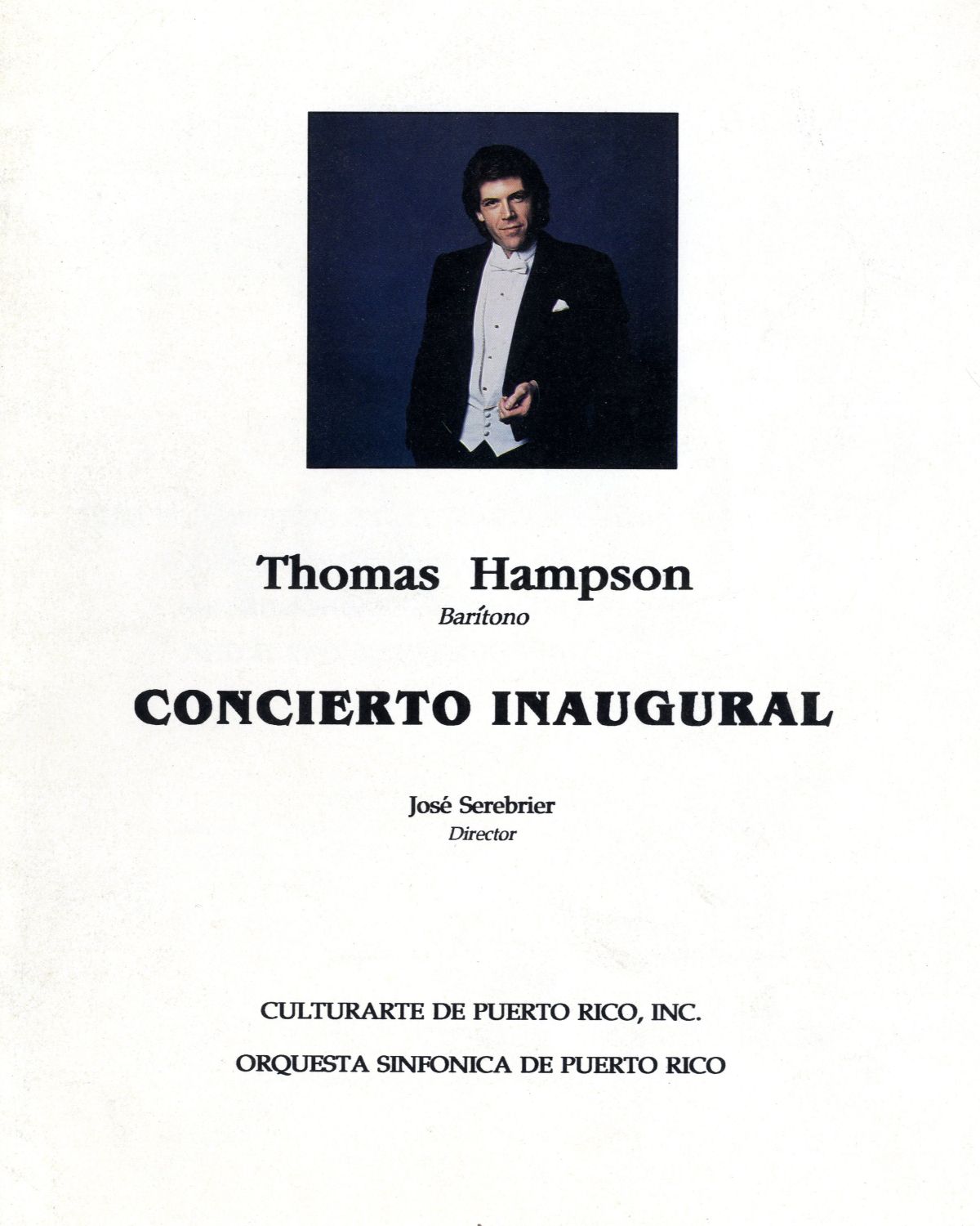 CONCIERTO INAUGURAL