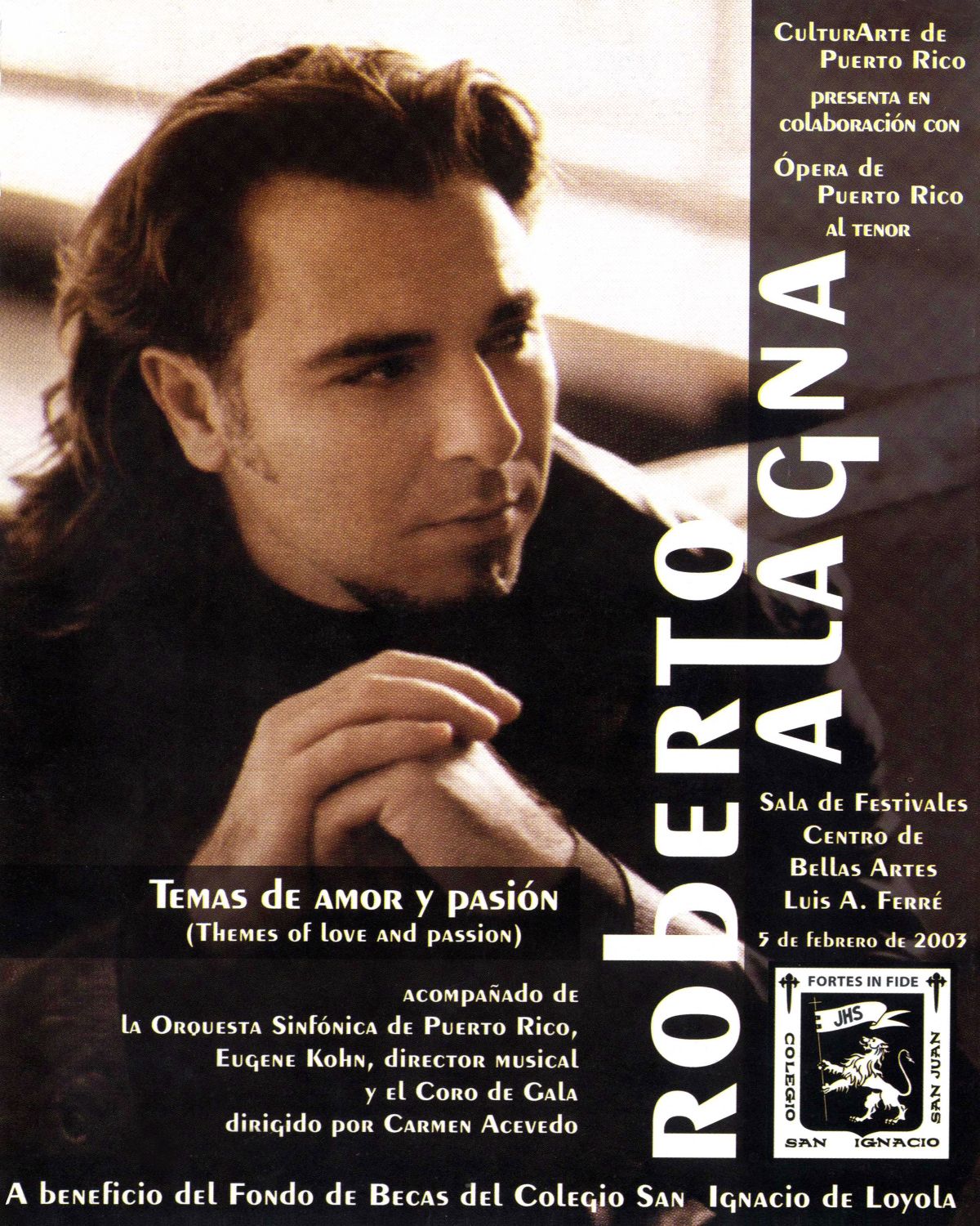 ROBERTO ALAGNA – TEMAS DE AMOR Y PASIÓN