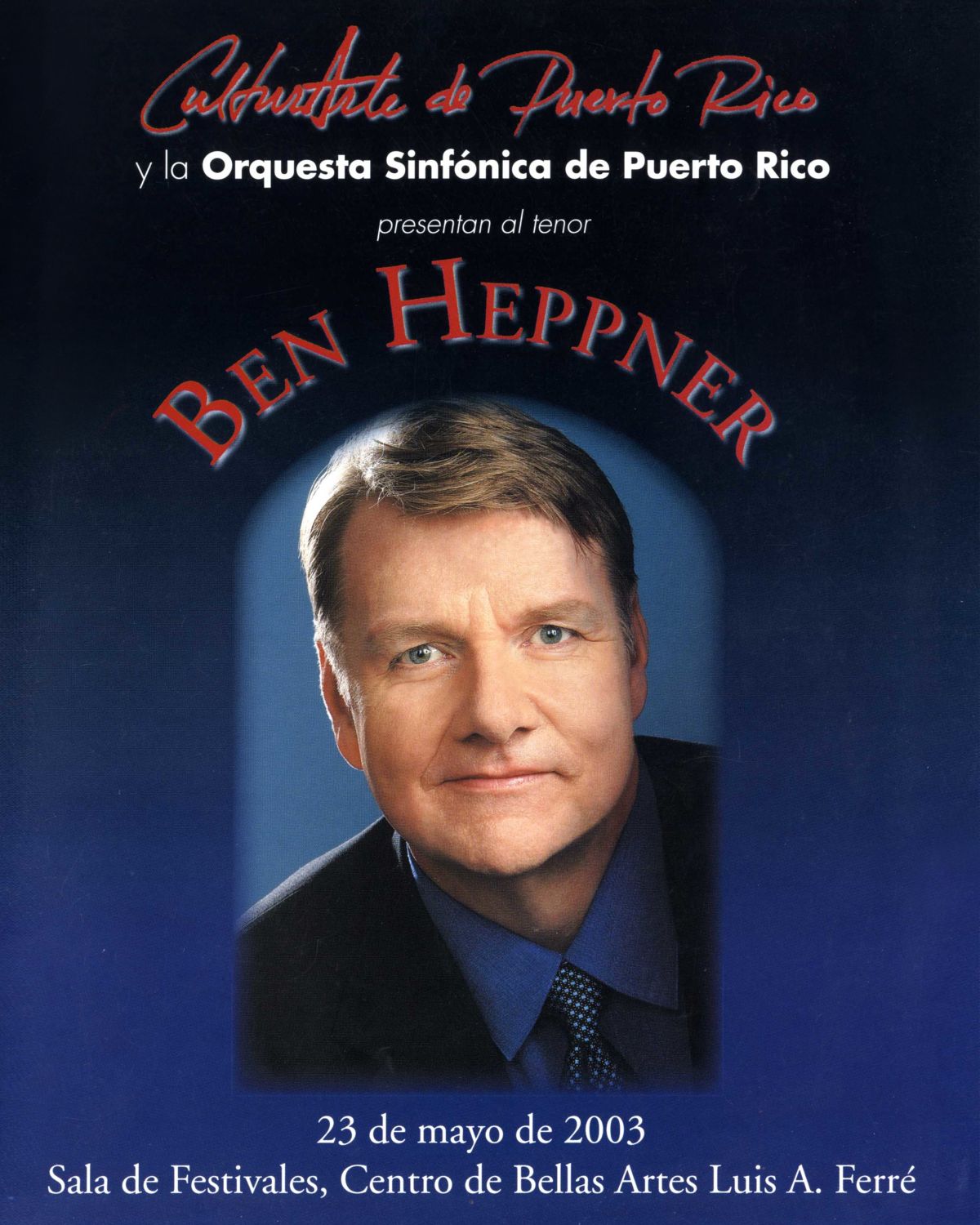 BEN HEPPNER – ORQUESTA SINFÓNICA